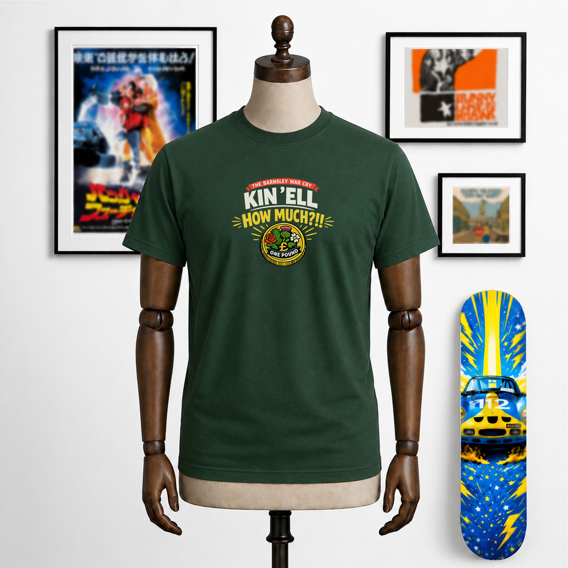 Kin’ell How Much?! – Barnsley War Cry T-Shirt Dad Gift.