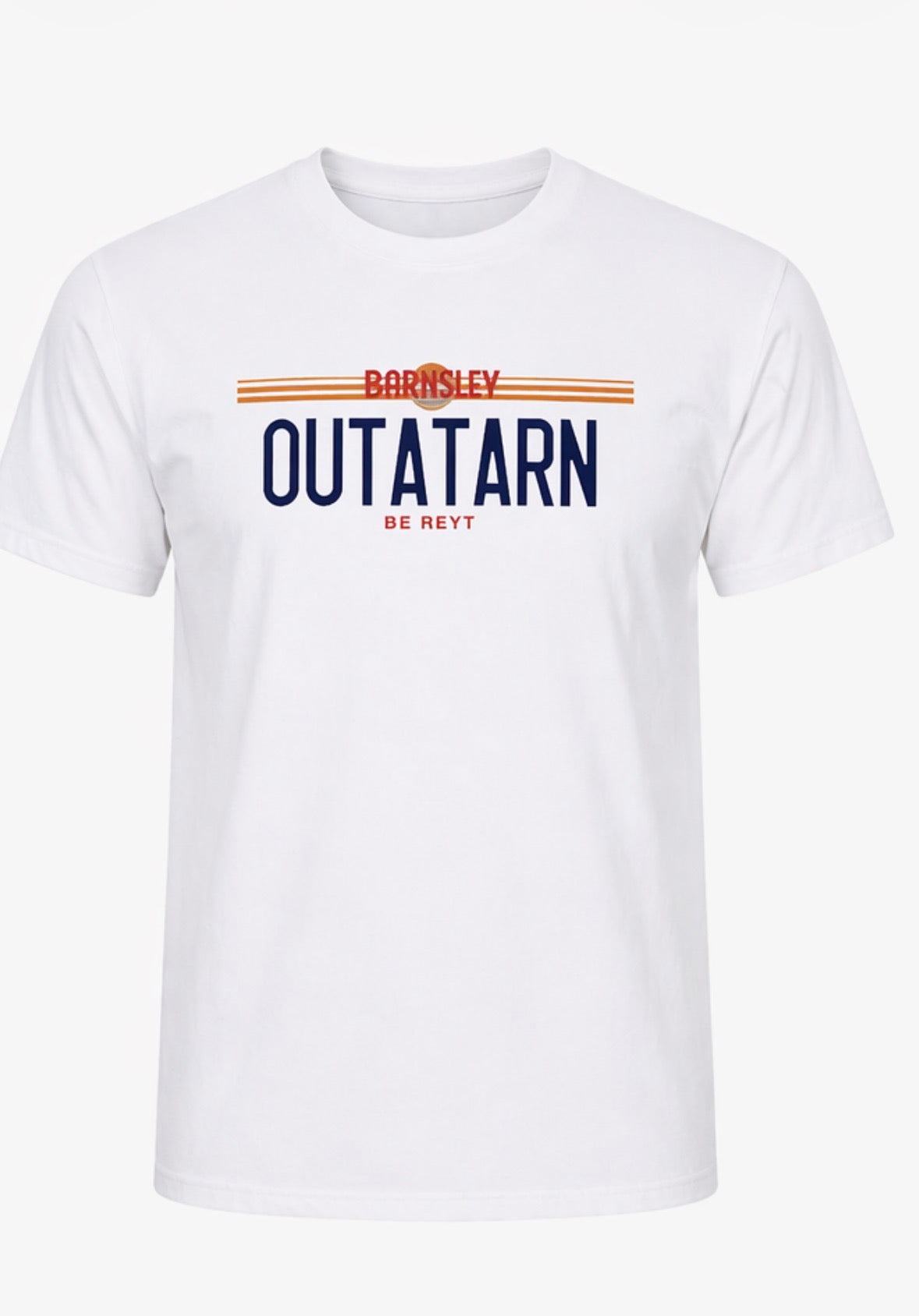 Outatarn White unisex T-Shirt.