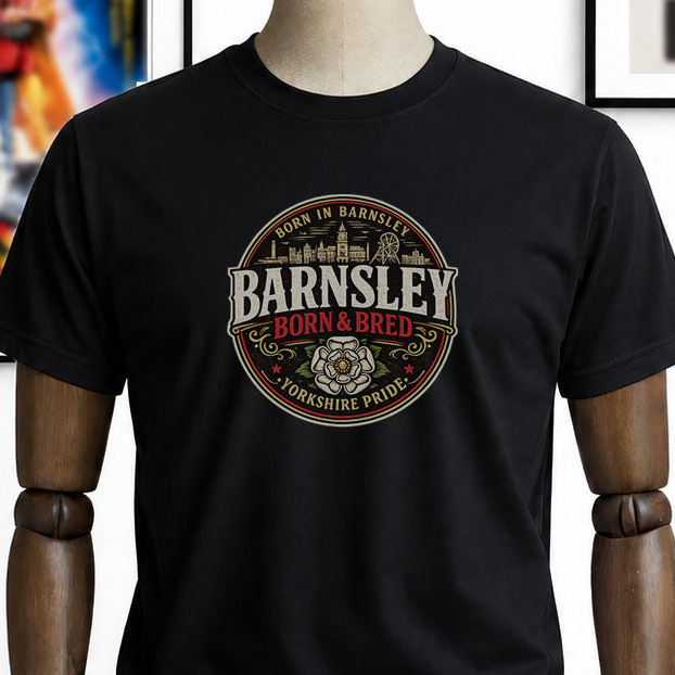 Barnsley Born & Bred T-Shirt – Proper Yorkshire Pride