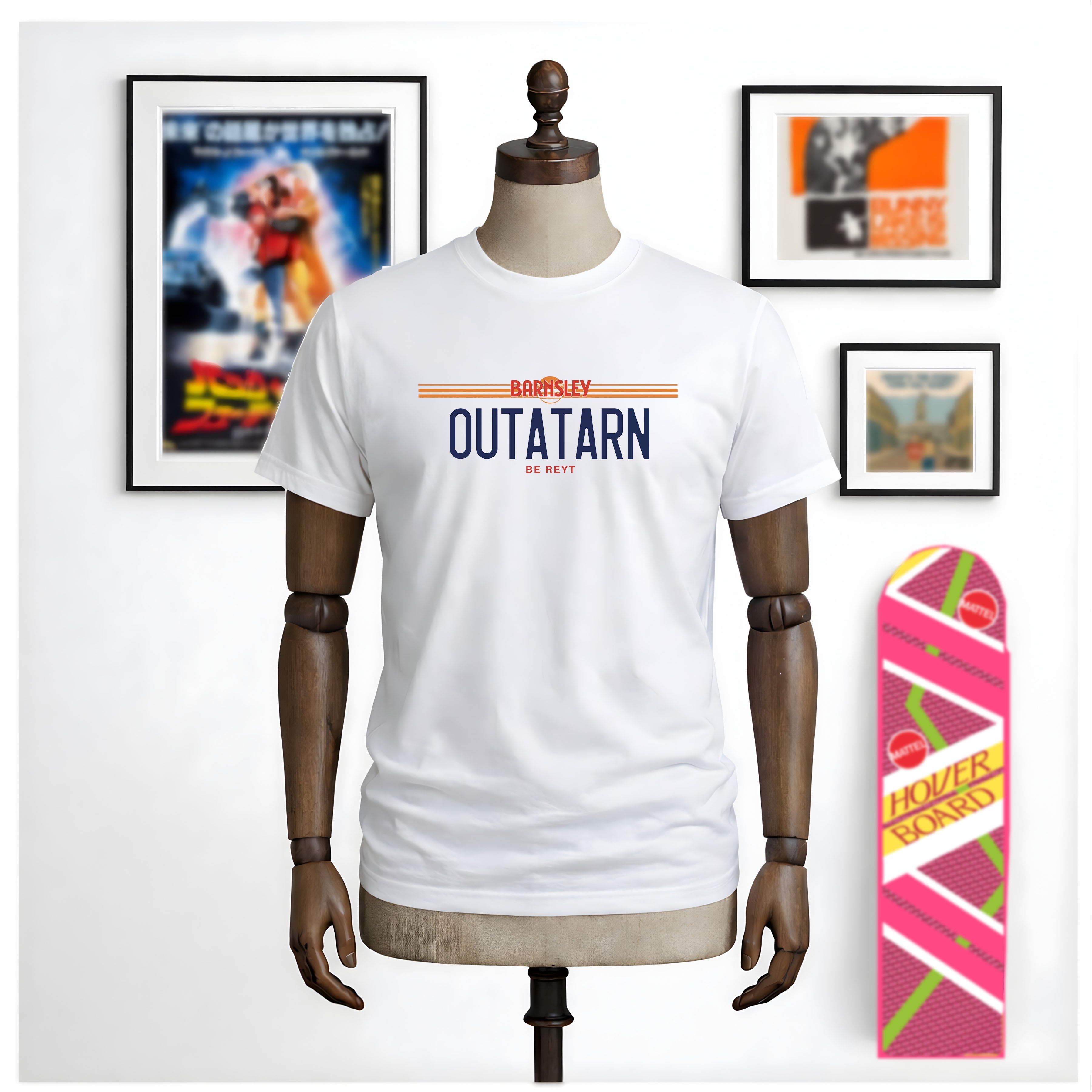 Outatarn White unisex T-Shirt.