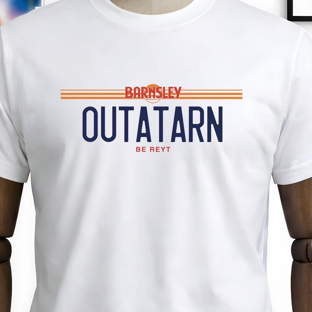 Outatarn White unisex T-Shirt.