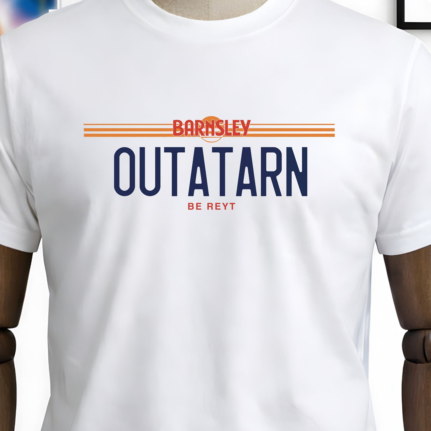 Outatarn White unisex T-Shirt.