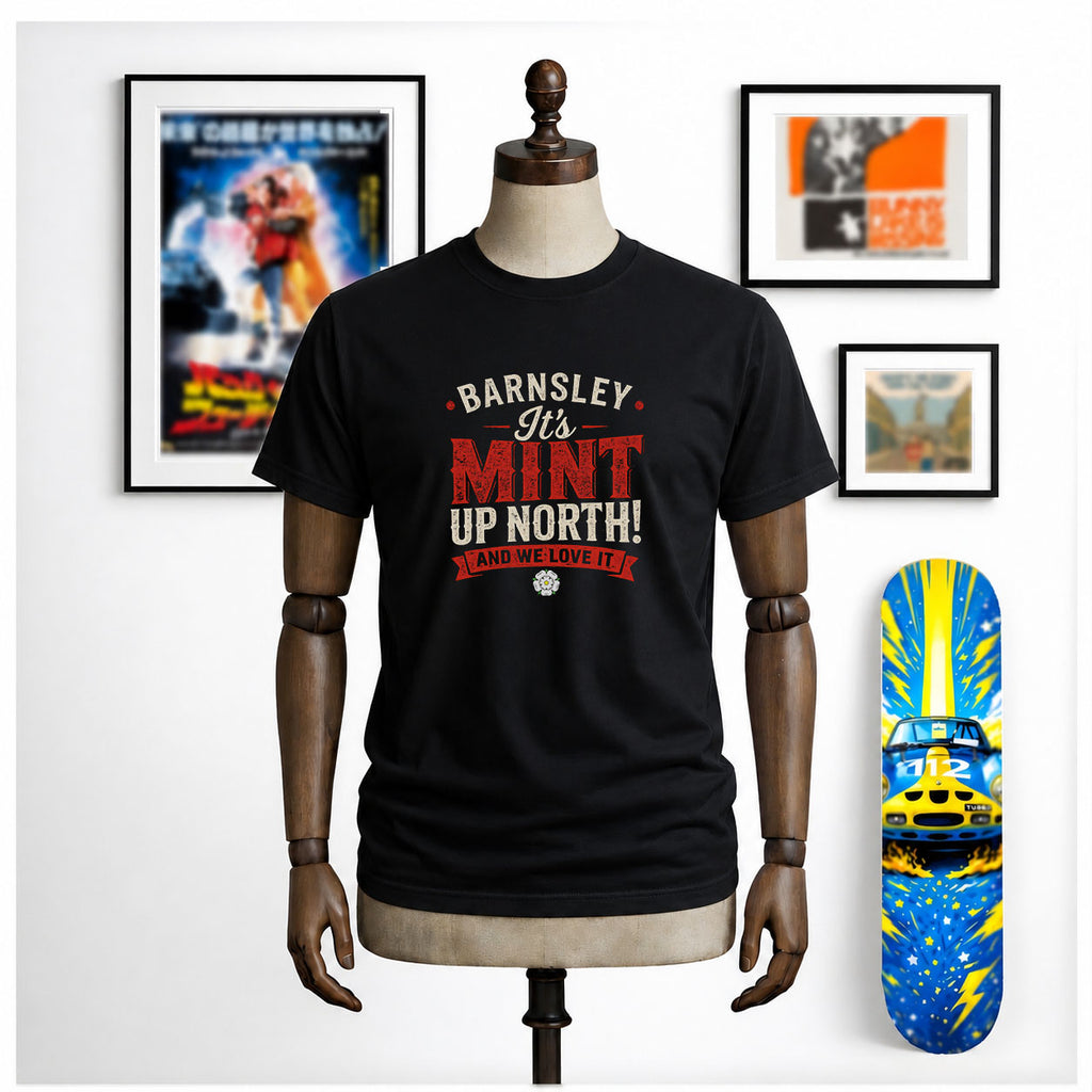 Barnsley It’s Mint Up North T-Shirt – Bold Northern Pride Unisex T-Shirt
