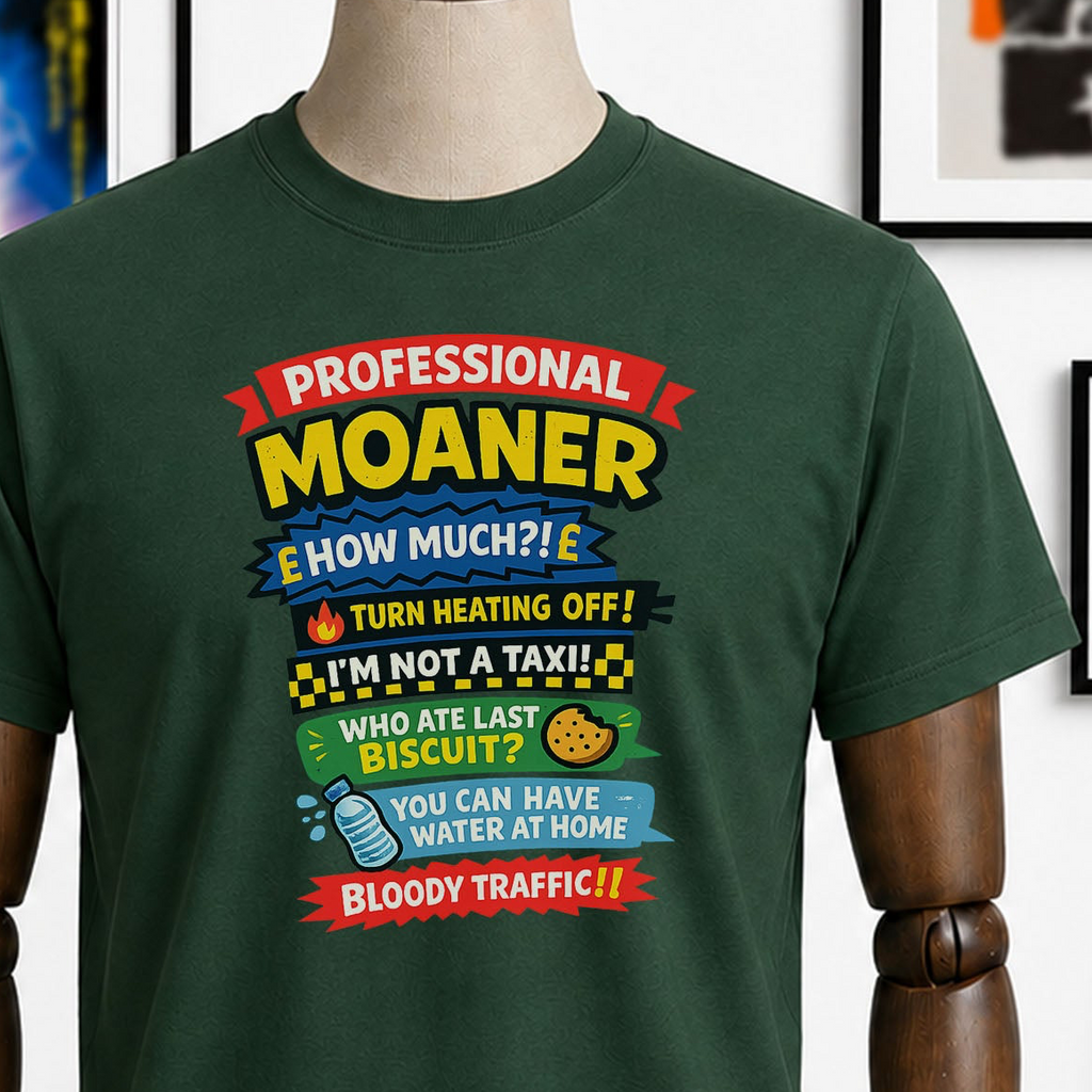 Moaners T-Shirt - Yorkshire Humour.