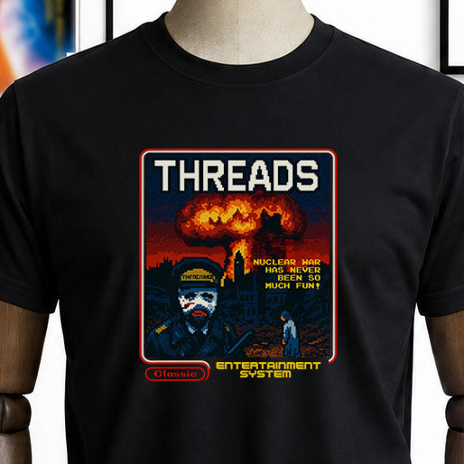 Threads Retro Gaming T-Shirt - Sheffield City Clothing.