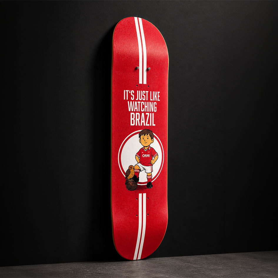 Barnsley 96 / 97 Skateboard deck wall art.